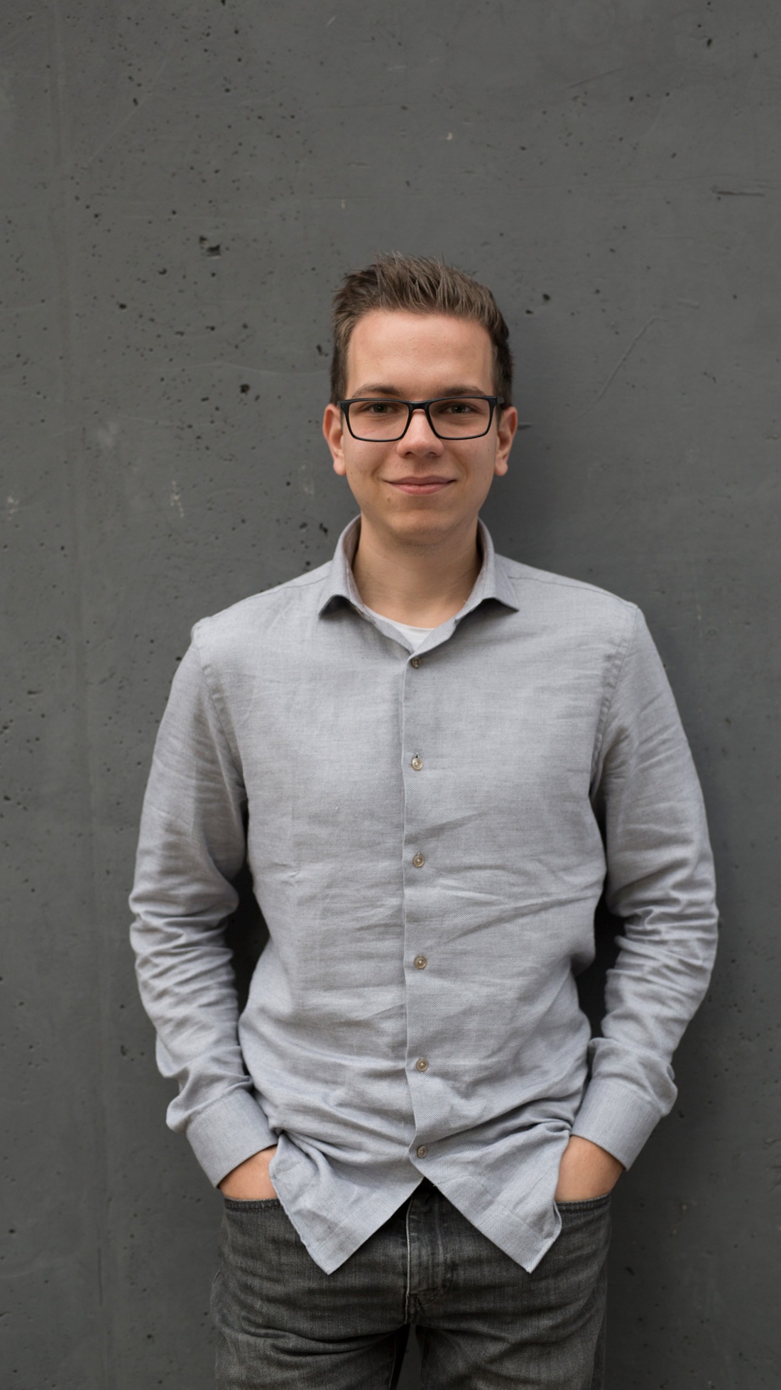 Marco studiert Business Management an der Fachhochschule Erfurt, Bild: Johannes Heinke